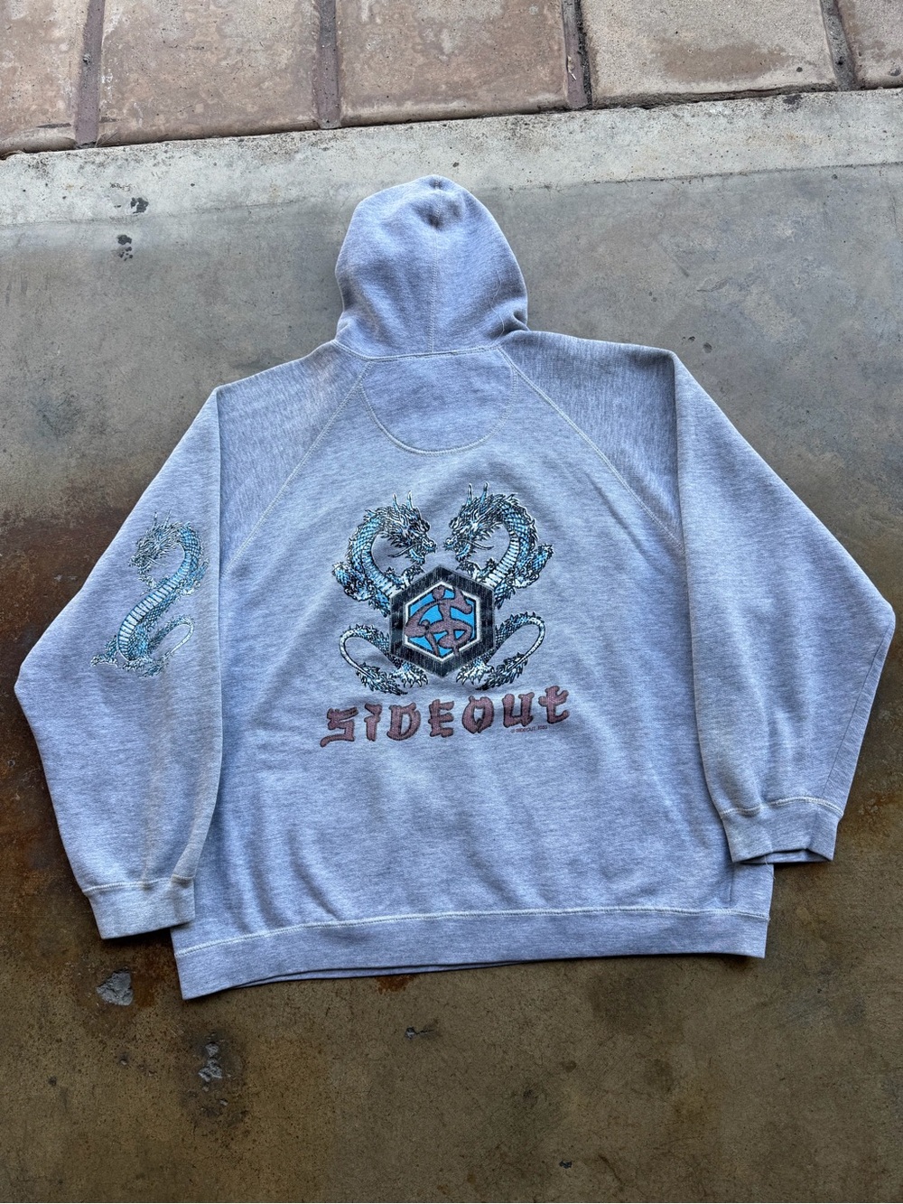 Sideout Grey Pullover Hoodie with Front Pocket